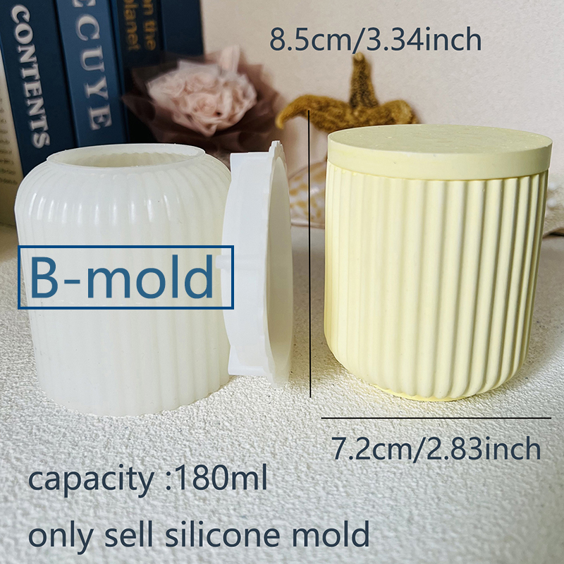 Cement Candle Jar Silicone Mol - Potsticker Mold review and price