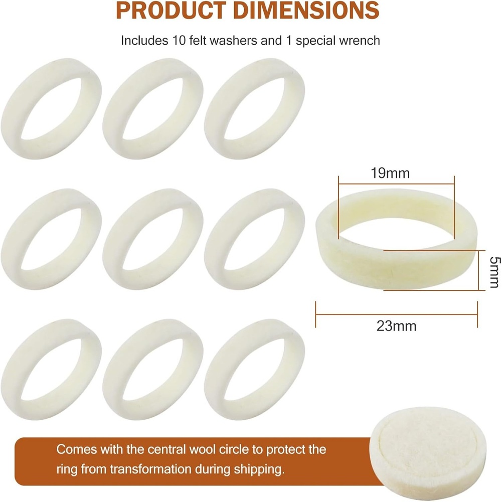 10Pack Felt Washer Replacement - Breville Espresso Bes870 review and price